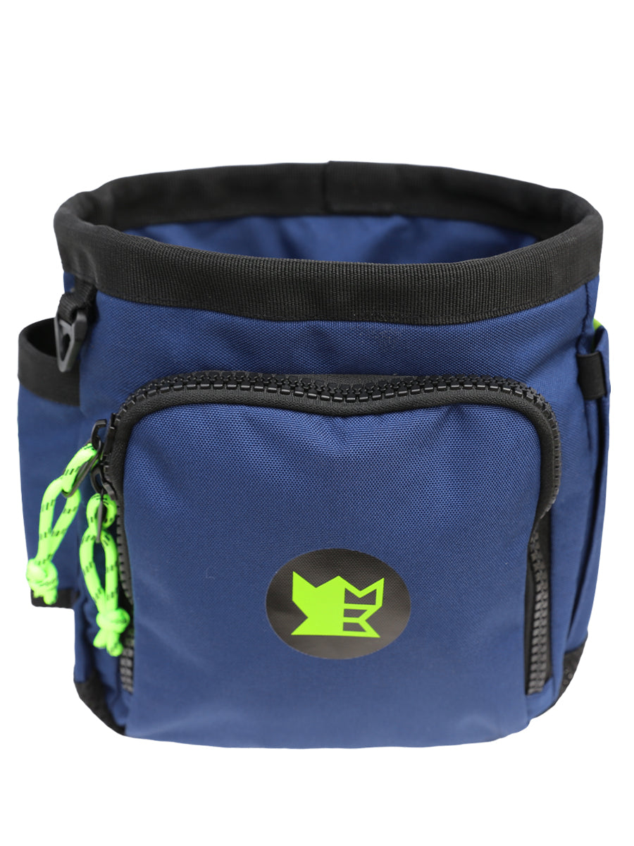 Milbea "ROOK" metal detecting finds bag in Navy. Comes with a matching sheath.